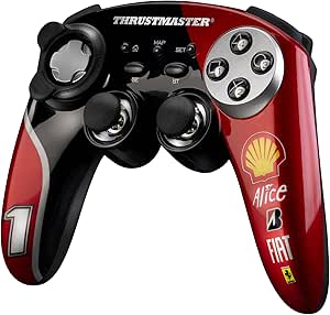 Thrustmaster- Limited Edition Ferrari Wireless Gamepad - PS3/PC
