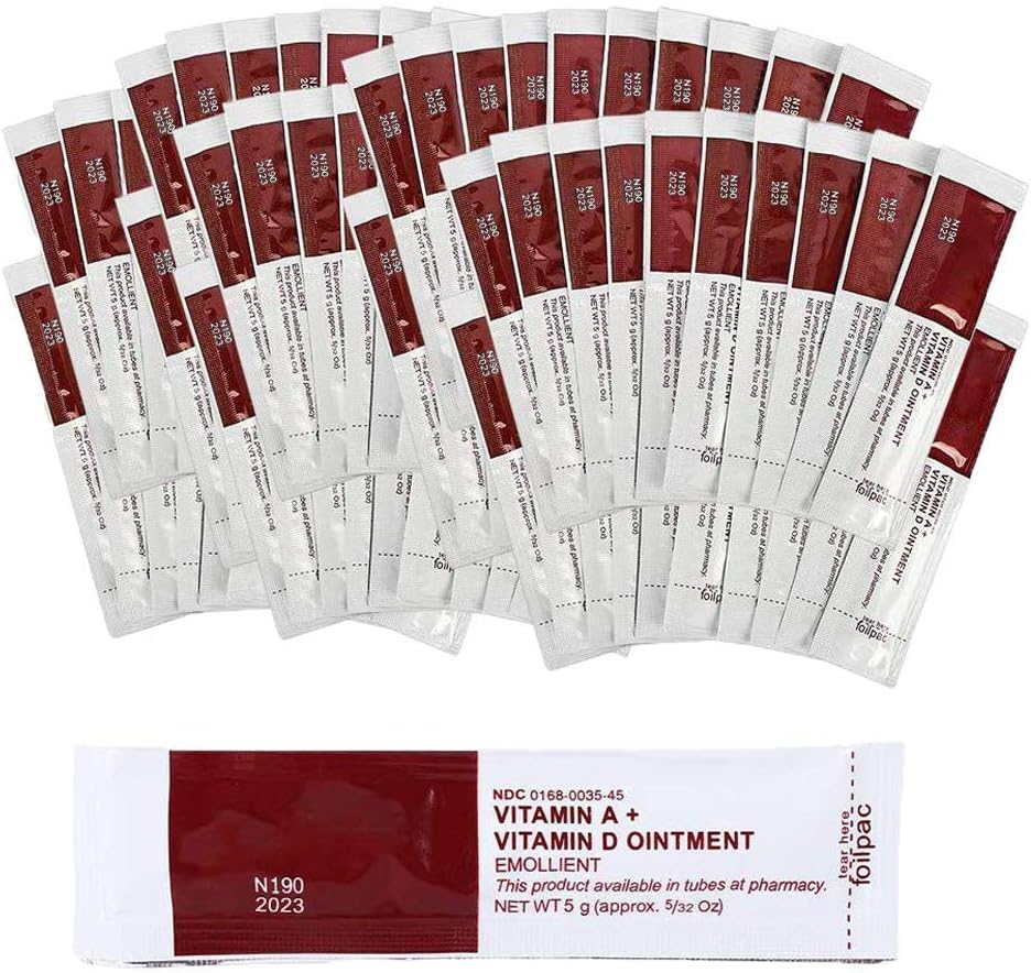 Scar Repair Gel Cream - Yakecan 50PCS Tattoo Ointment Aftercare Tattoo Ointment Cream with Vitamins A&D Anti-Inflammatory Ointment After Tattoo Ointment Bulk Microblading Supplies Tattoo Supplies