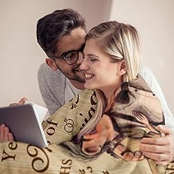 20th Anniversary Blanket Gifts for Him, 20th