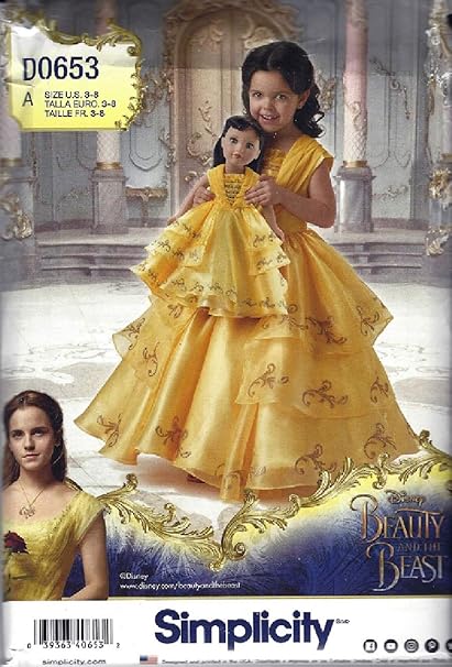 beauty and the beast girl dress