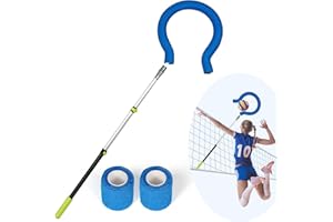 Maksone Volleyball Spike Trainer - Adjustable Length Volleyball Hitting Trainer, Durable and Portable Volleyball Training Equipment for All Ages