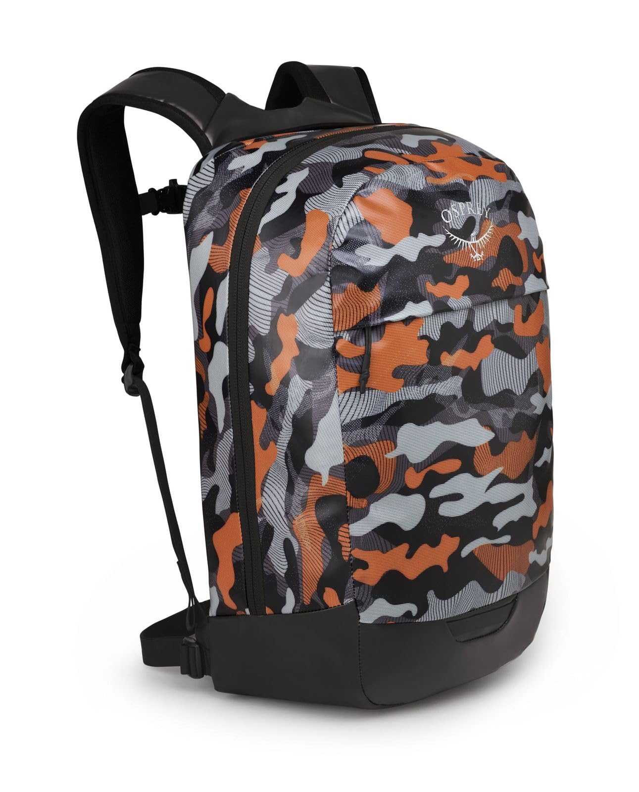 Osprey Europe Transporter Panel Loader Unisex Lifestyle Pack Black/Orange Camo - O/S — image 1
