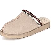 OOW Fuzzy Slippers for Women Cozy House Shoes Winter Warm Memory Foam Slipper for Indoor and Outdoor Faux Fur Mules Cute Fluffy Clogs