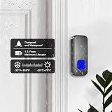 SURFOU Wireless Doorbell 400m Range 55 Tones Waterproof Plug In Kit view 4