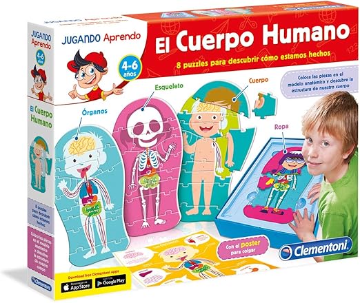 juego el cuerpo humano clementoni