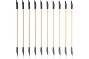 AHQIZFX 10 PCS Sanding Sticks, Double Matchsticks Sanding Sticks for Tight Spaces Wood, 150/280 Grit Fine Detailing Polishing Sticks Sanding Twigs for Plastic Models Wood Hobby Stuffers, 5.4 x 0.2 Inch