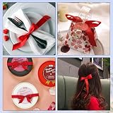 G2PLUS Red Satin Ribbon 20mm 22m Gift Wrapping Craft Wedding Decoration view 7