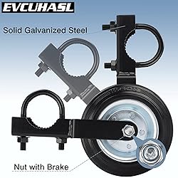 Gate Wheel Supporting Metal Swing Gate with