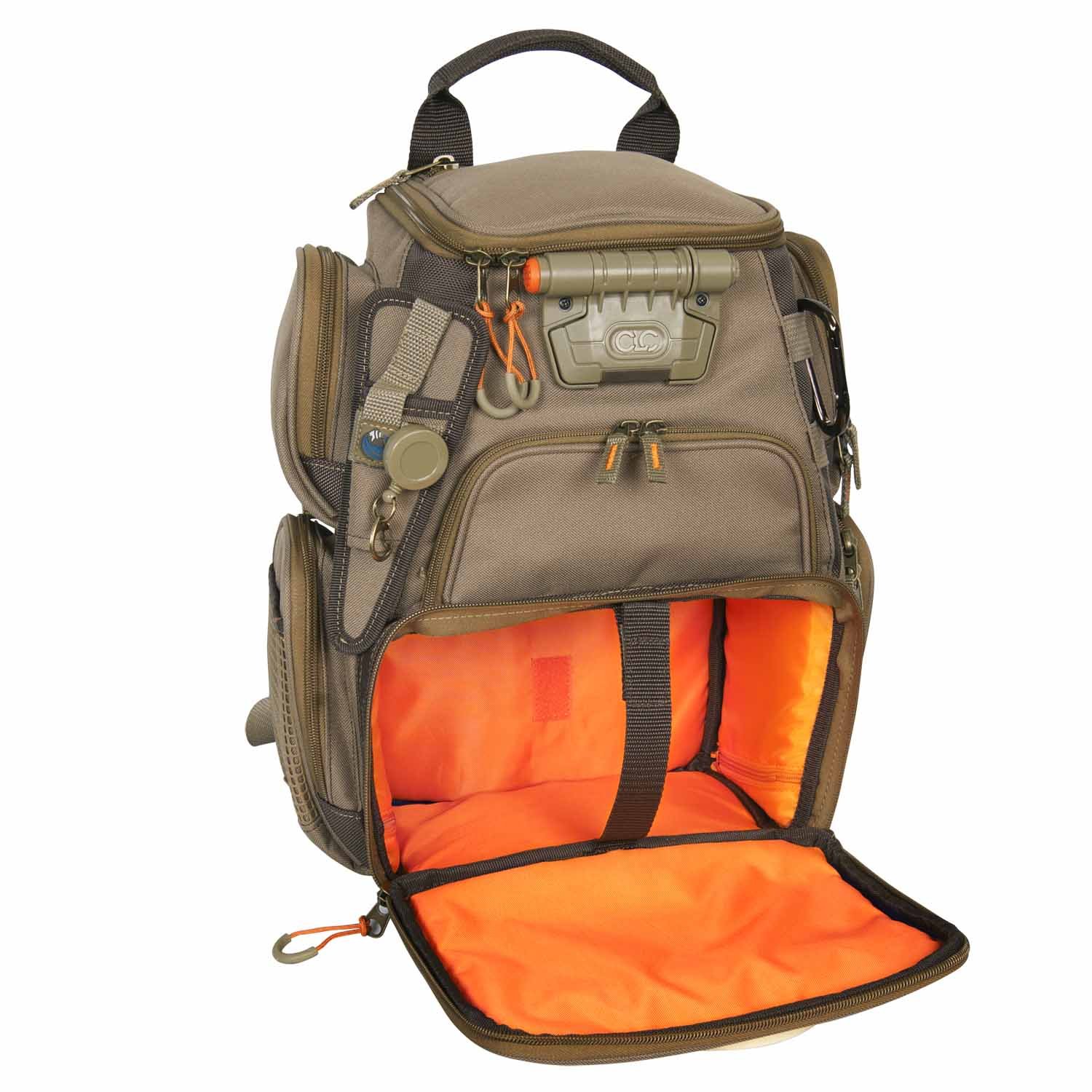 Custom Leathercraft Wild River by CLC WN3503 Mochila compacta iluminada Tackle Tek Recon, bandejas no incluidas