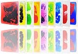 Art3d Liquid Motion Floor Tiles Sensory Play Mat 9pk 12x12 Kids Playroom Dance view 2