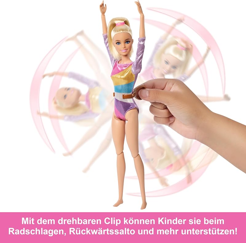 Gymnastik-Puppen- und Zubehör-Set