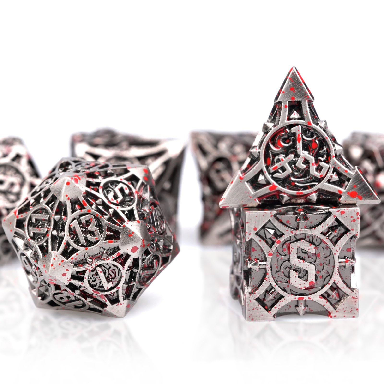 7 Pcs Dnd Dice, Polyhedral Rpg Dnd Dice Set, D&d Dice For Role Playing Game Dungeons And Dragons Dice Mtg Pathfinder D&d Dice Set Glitter