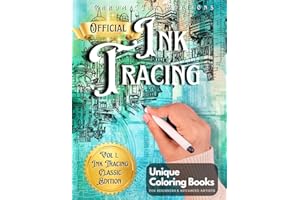 Ink Tracing Coloring Book, Follow the White Lines to Reveal a Unique City. A New Concept for the Reverse Coloring Book: Pen and Ink Art, Fantasy ... Book for All Ages. Architecture Color Book