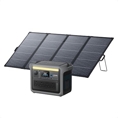 Anker SOLIX C1000 Portable Power Station with 400W Panel 2400W Peak 1056Wh