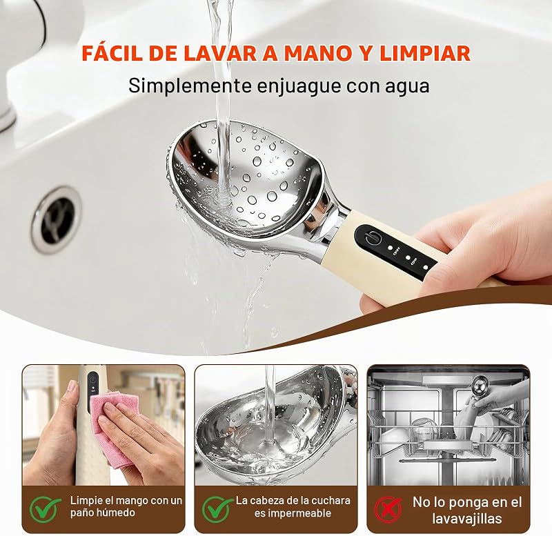 Cuchara Para Helado Eléctrica Calefactada
