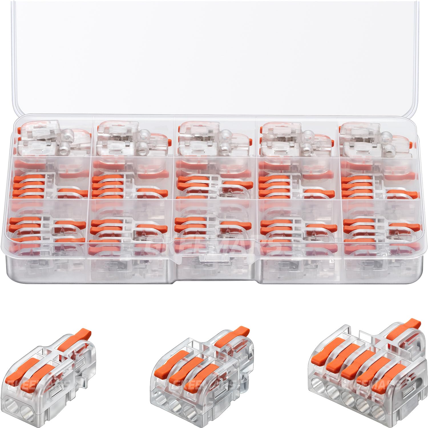 GKEEMARS 26Pcs Compact Splicing Connectors Wire