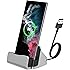 AKWOR USB C Charging Dock Stand, Fast Charing Station for iPhone 15 Series, Samsung Galaxy, Switch/Switch Lite, LG, HTC, and 