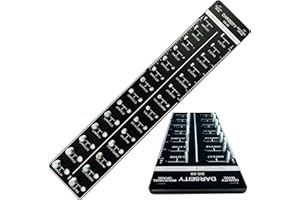 DarSeity Thread Checker, Nut and Bolt Thread Checker, Metric/Standard Bolt and Nut Size Identifier Gauge [DS-28]