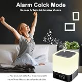 Biseoamz Bedside Lamp 5 in 1 Bluetooth Speaker Alarm Clock Night Light view 4