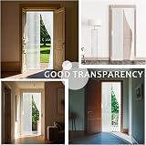 YRH Magnetic Fly Screen Door 90x210 cm White with Stay Open Buckles view 5