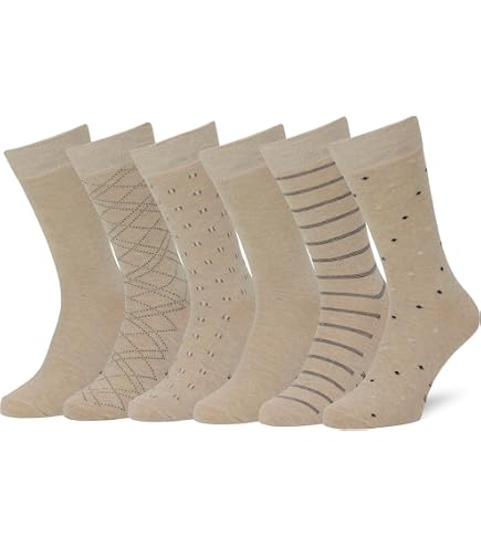 Easton Marlowe Men's Classic Cotton Solid Color Dress/Crew Socks