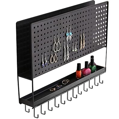 Buy Indian Decor 12163 Wall Mounted Metal Jewelry Rack W