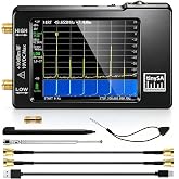 Portable Tinysa Spectrum Analyzer, AURSINC V0.3.1 Handheld Frequency Analyzer, Signal Generator 100kHz to 960MHz MF/HF/VHF UHF Input ESD Protected Function with 2.8 inch Touchscreen