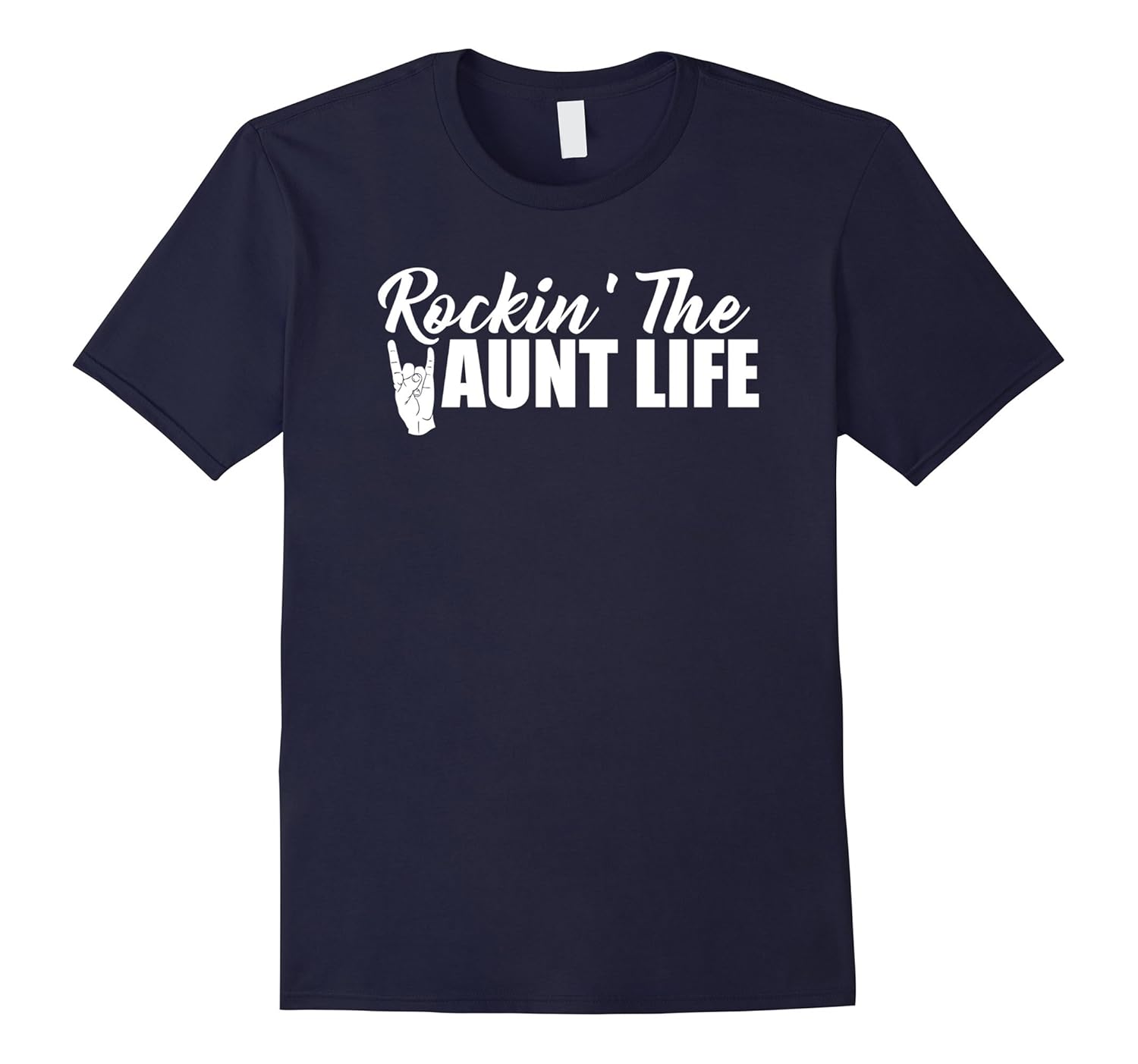 Rockin' the Aunt Life Family T-Shirt-Rose