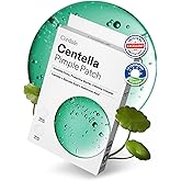 Cordiale Centella Pimple Patches with Salicylic Acid & Hyaluronic Acid, Hydrocolloid Acne Spot Patches for Face & Chin, Invis
