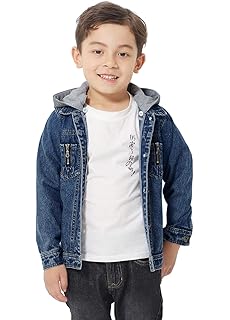 boys denim jacket with fur