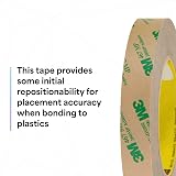 3M 467MP Adhesive Transfer Tape 12 Inch 12 Rolls Clear Long Term Bonding view 7