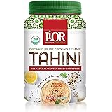 LiOR Certified Organic Tahini | 100% Pure Stone Ground Sesame | Best for Hummus, Dressings, Sauce | Single-Sourced Ethiopian