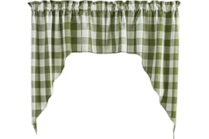 Park Designs Sage Buffalo Check Swag 36''L