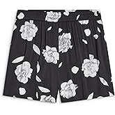 Sōlune Satin Short- Pajama Loungewear w/Faux Fly Detail & Soft Elastic Waist, Sustainable- Wear Day & Night