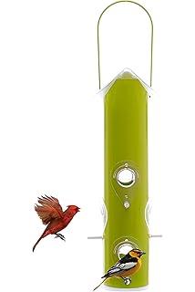 Amazon Com Viet Sf Caged Bird Feeder Hanger For Outside Green