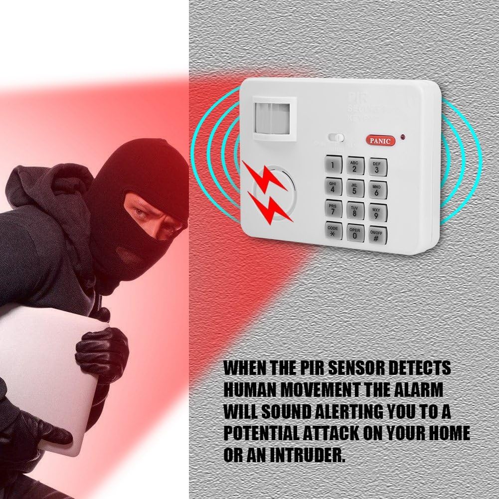 Wireless Security Keypad Alarm Motion Sensor Alarm Password Home