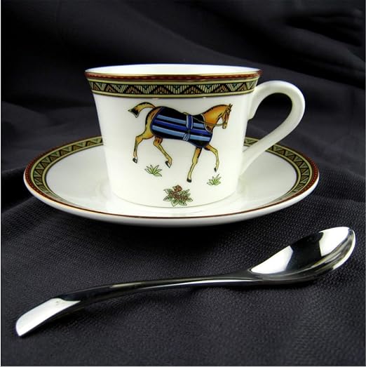 Amazon Com Phnom Penh Bone China Coffee Cup Saucer Ceramic Milk