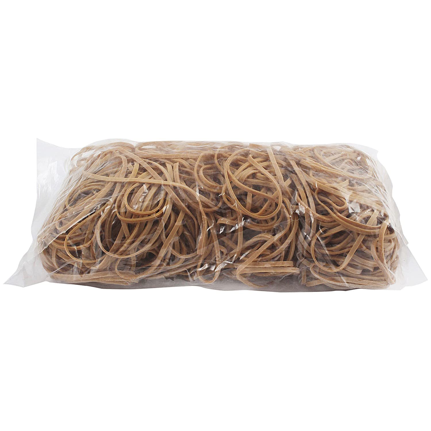 White Box 454G Size 69 Rubber Bands, beige|brown|white|yellow