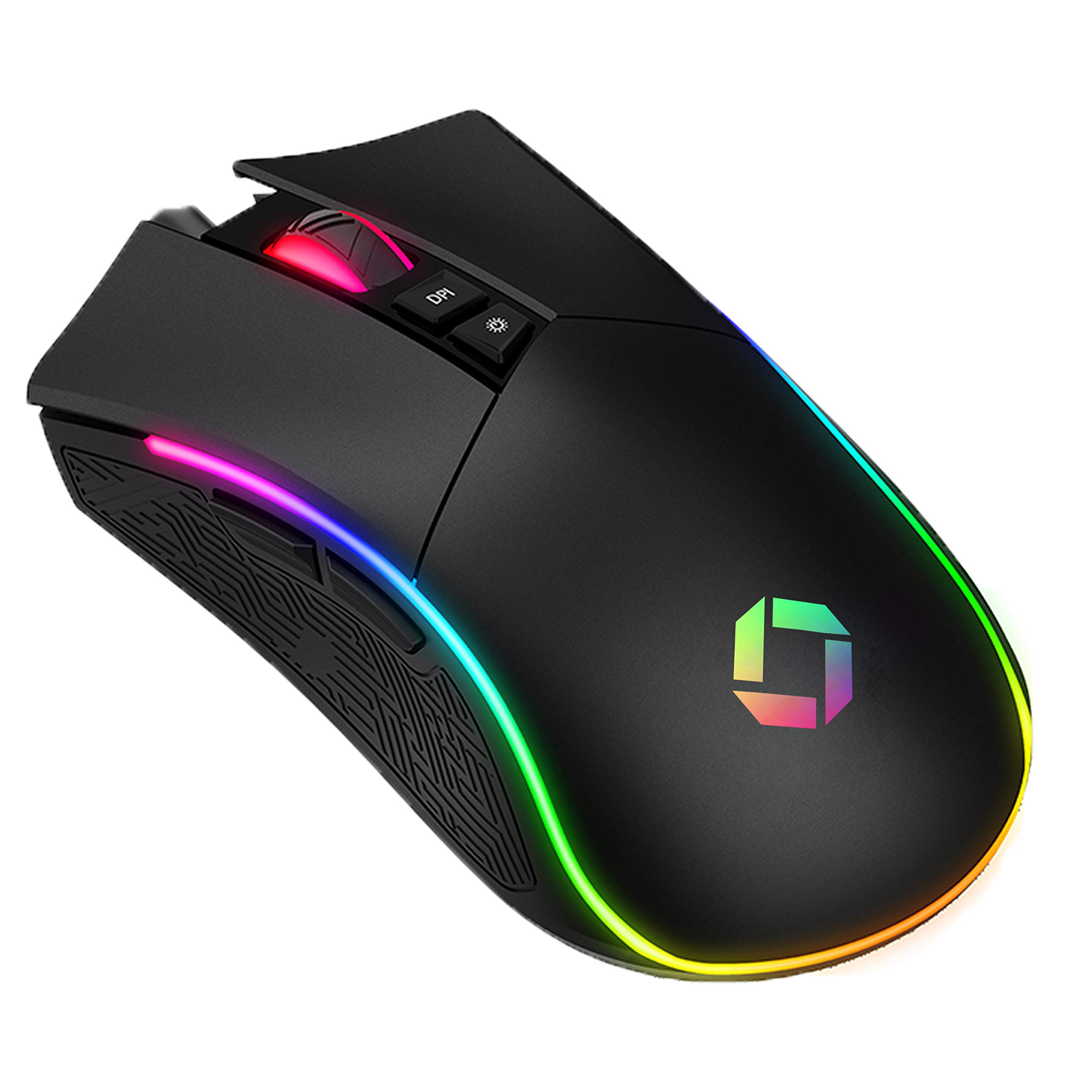 CHIPTRONEX Alpha X Wired RGB Gaming Mouse with 7 Button and 6400 DPI