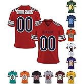 Custom Football Jersey Personalized Team Name Number Practice Jerseys Customized Football Shirt for Men Youth Women Kids
