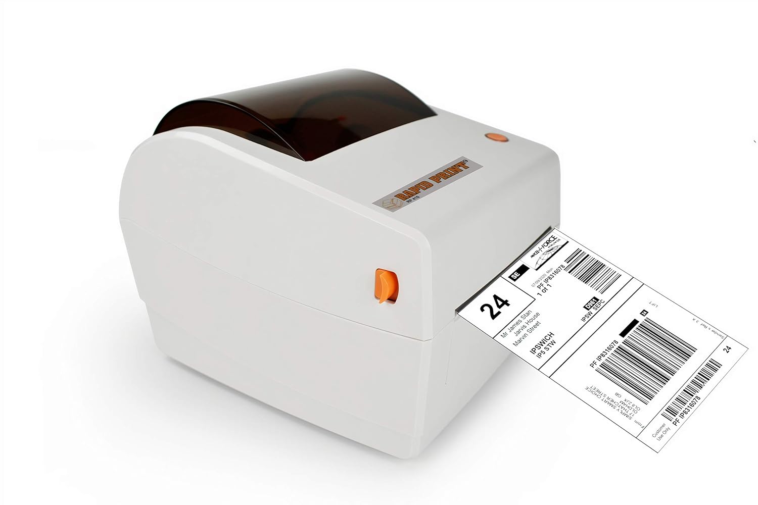 RAPID PRINT Direct Thermal 4x6 shipping label printer, FREE 250 LABELS, Barcode label printer
