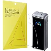 Lamshaw Compatible for Anker Prime Power Bank Screen Protector, [6 Pack] Full Coverage TPU Clear Film Compatible for Anker Prime Power Bank 26K 300W (6 Pack)