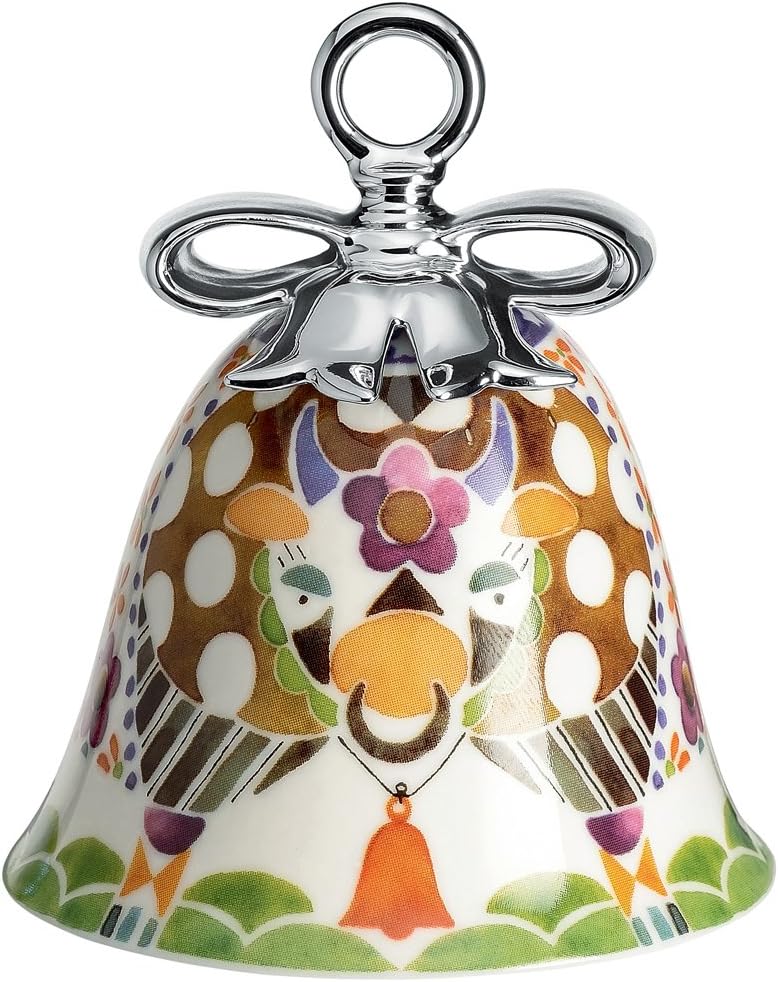 Tree Stands - Alessi Aleesi MW40 4 Holy Family Cow Christmas Decoration, 7.20 x 7.20 x 8.50 cm, Multi