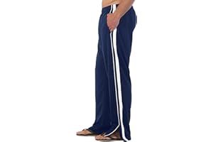 Gioberti Mens Athletic Track Pants with Zip Bottom