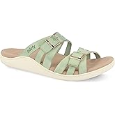 Gravity Defyer Women's GDEFY Ortal Leather Strappy Fashion Sandal - VersoShock Proven Performance Orthotic Slides