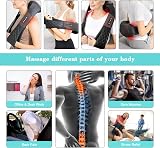 WOQQW Shiatsu Back Neck Massager with Heat 4D Kneading for Pain Relief view 7