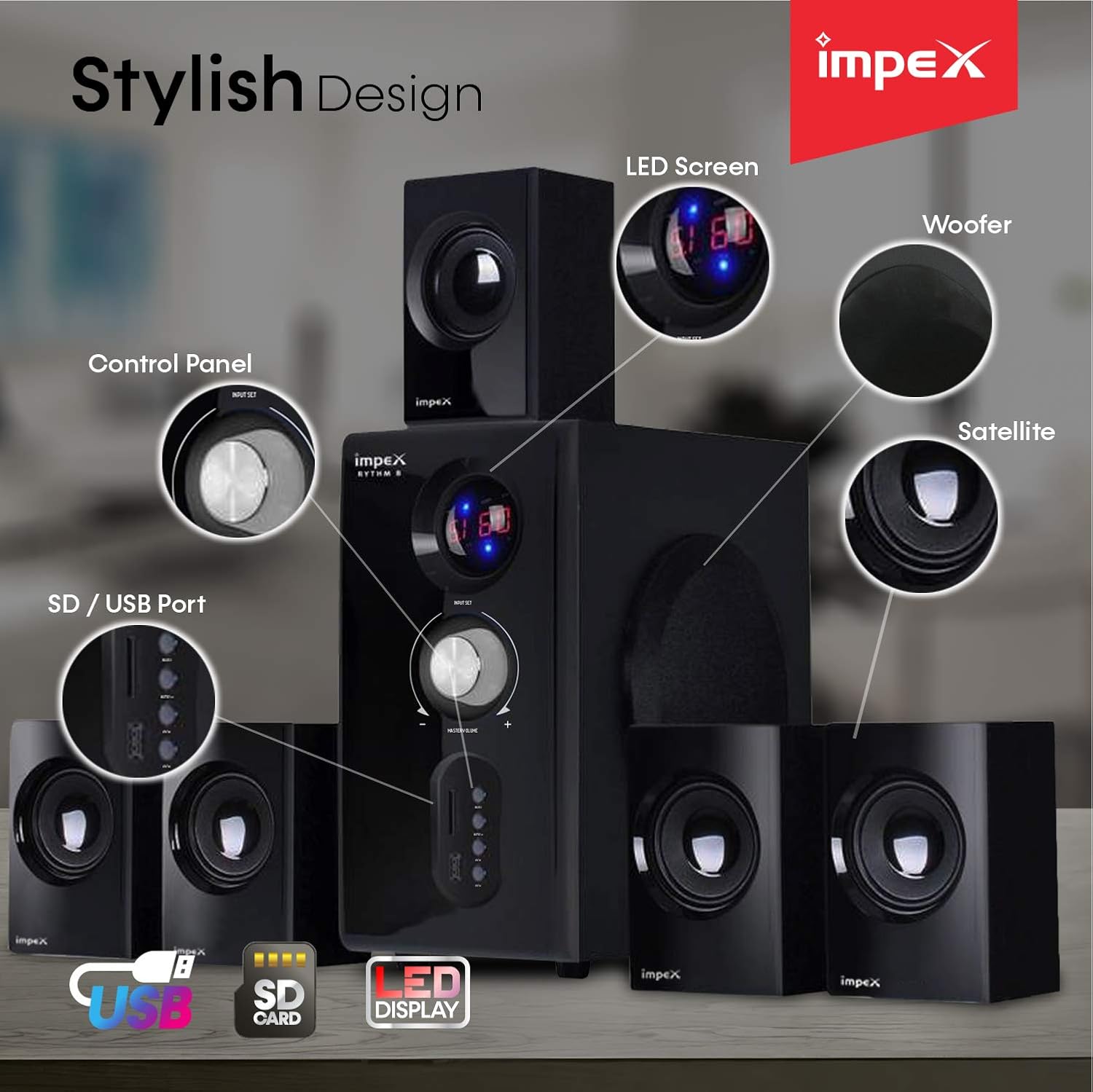 impex brio 5.1 home theater