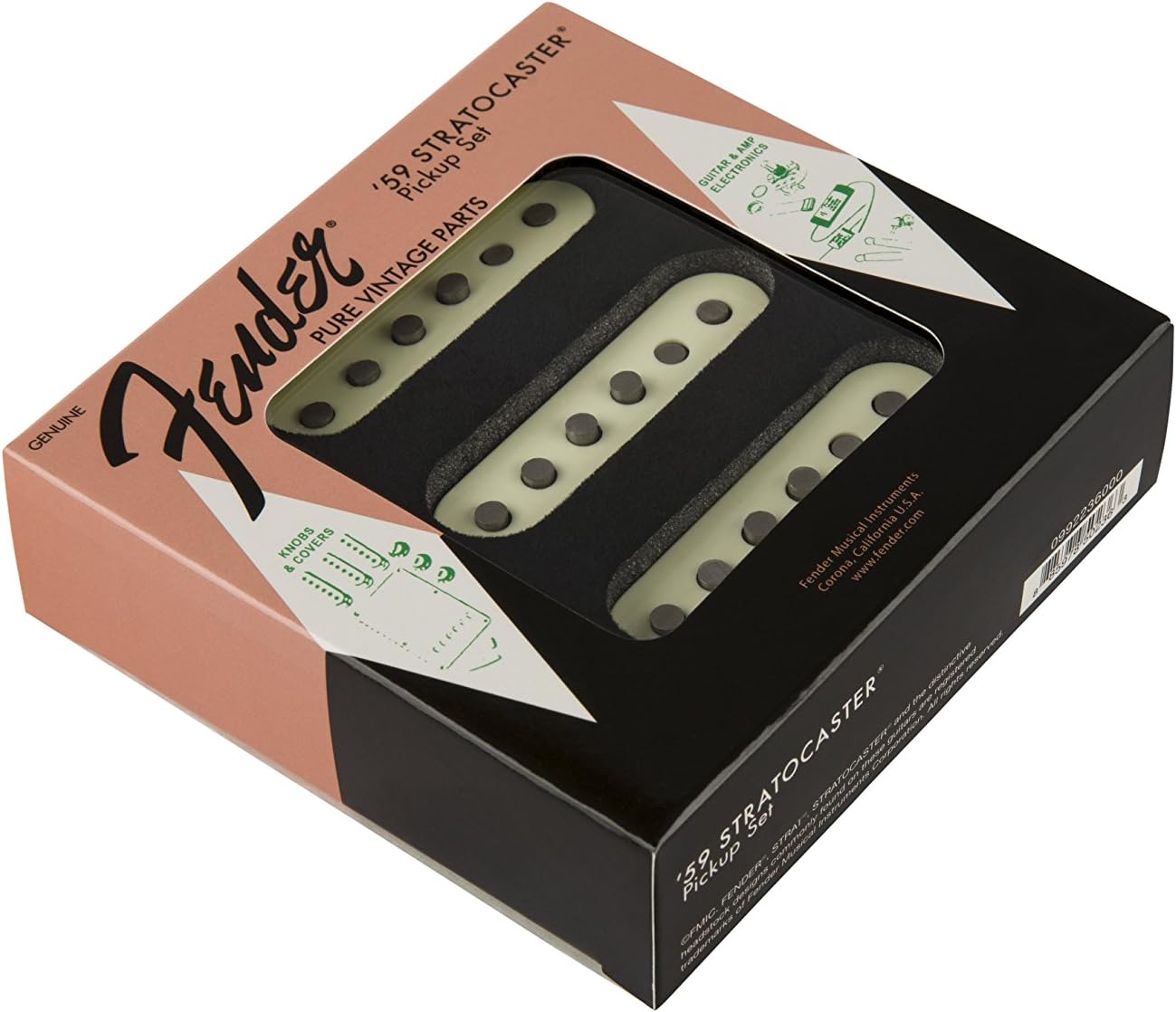 Fender Pure Vintage '59 Strat Pickup Set - Vintage White, Einheitsgröße - Image 3