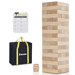 Aivalas X-Large Size Giant Tumble Tower, 56 Blocks