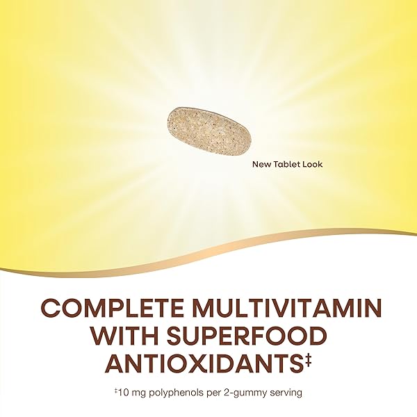 NATURE’S WAY ALIVE! DAILY COMPLETE MULTIVITAMIN FOR WOMEN, SUPPORTS ENERGY METABOLISM, HAIR, SKIN & NAILS*, B-VITAMINS, SUPERFOOD ANTIOXIDANTS, 130 TABLETS (PACKAGING MAY VARY)